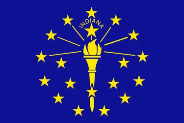 Flag of Indiana