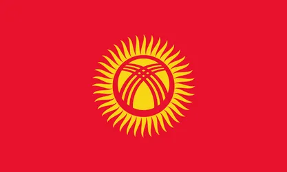 Flag of Kyrgyzstan